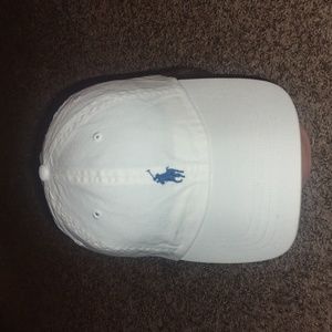 Polo Ralph Lauren Baseball Hat White Embroidered Logo